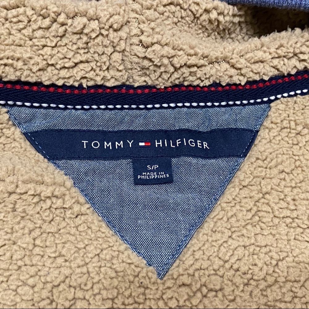 TOMMY HILFIGER Men’s Hoodie Jacket Sherpa Lined - Picture 5 of 8